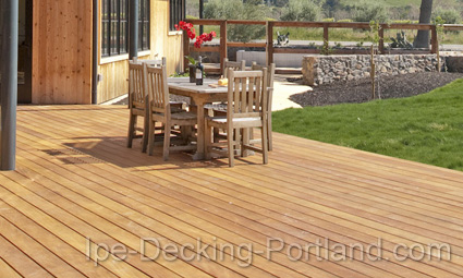 Garapa Decking Portland